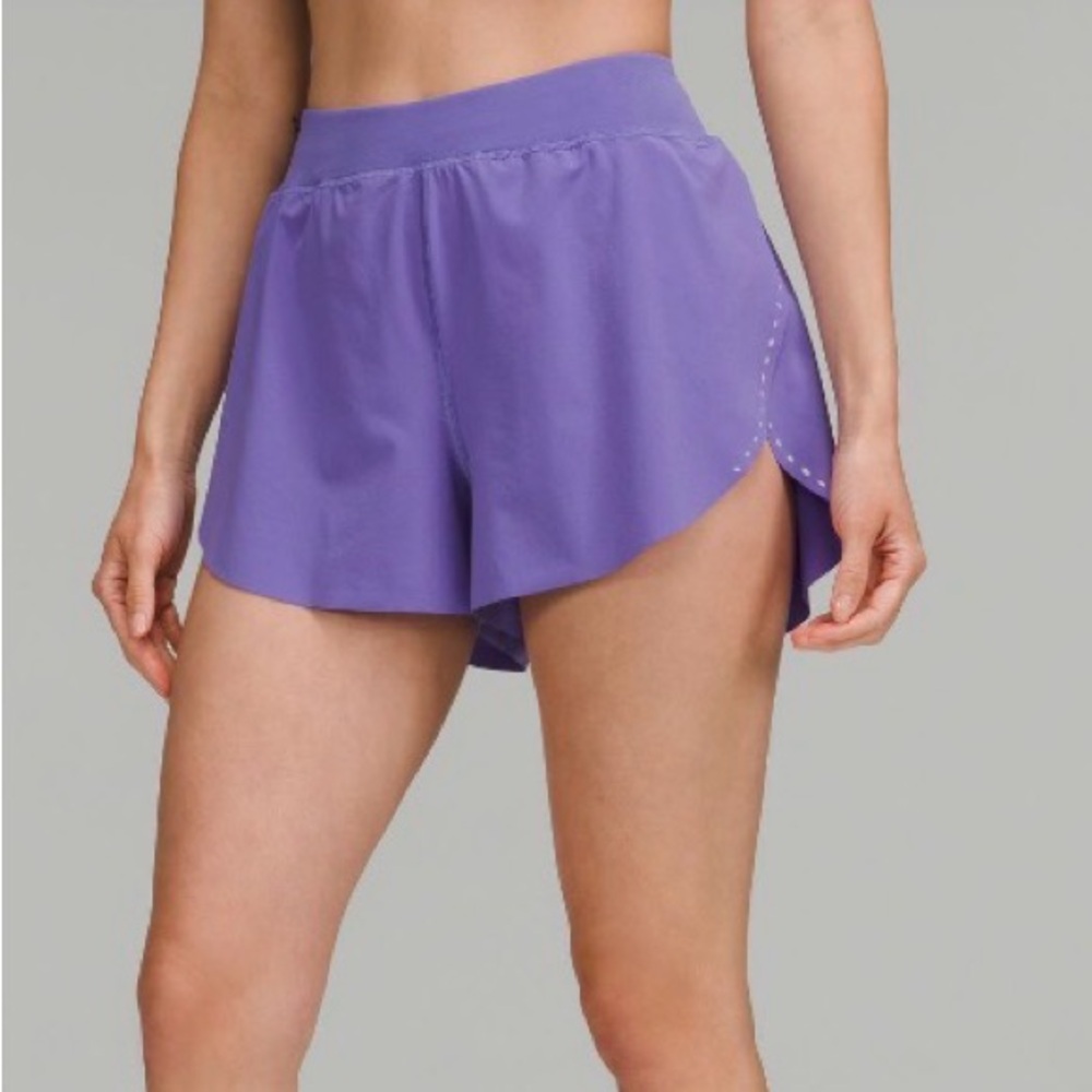 Lululemon find your pace high rise lined short 3”